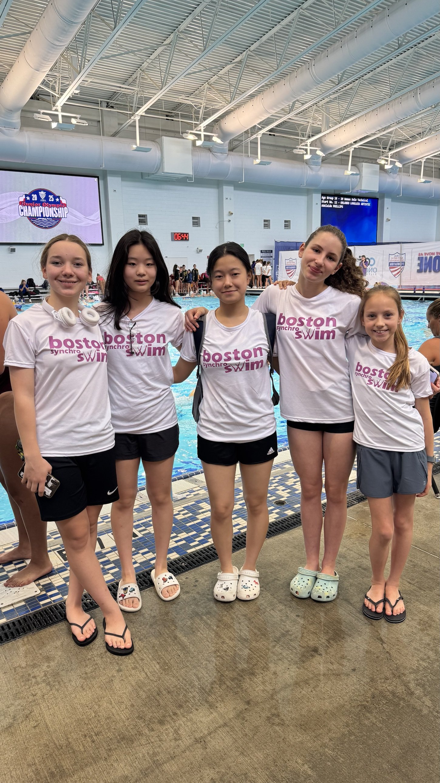 Boston Synchro Swim athletes