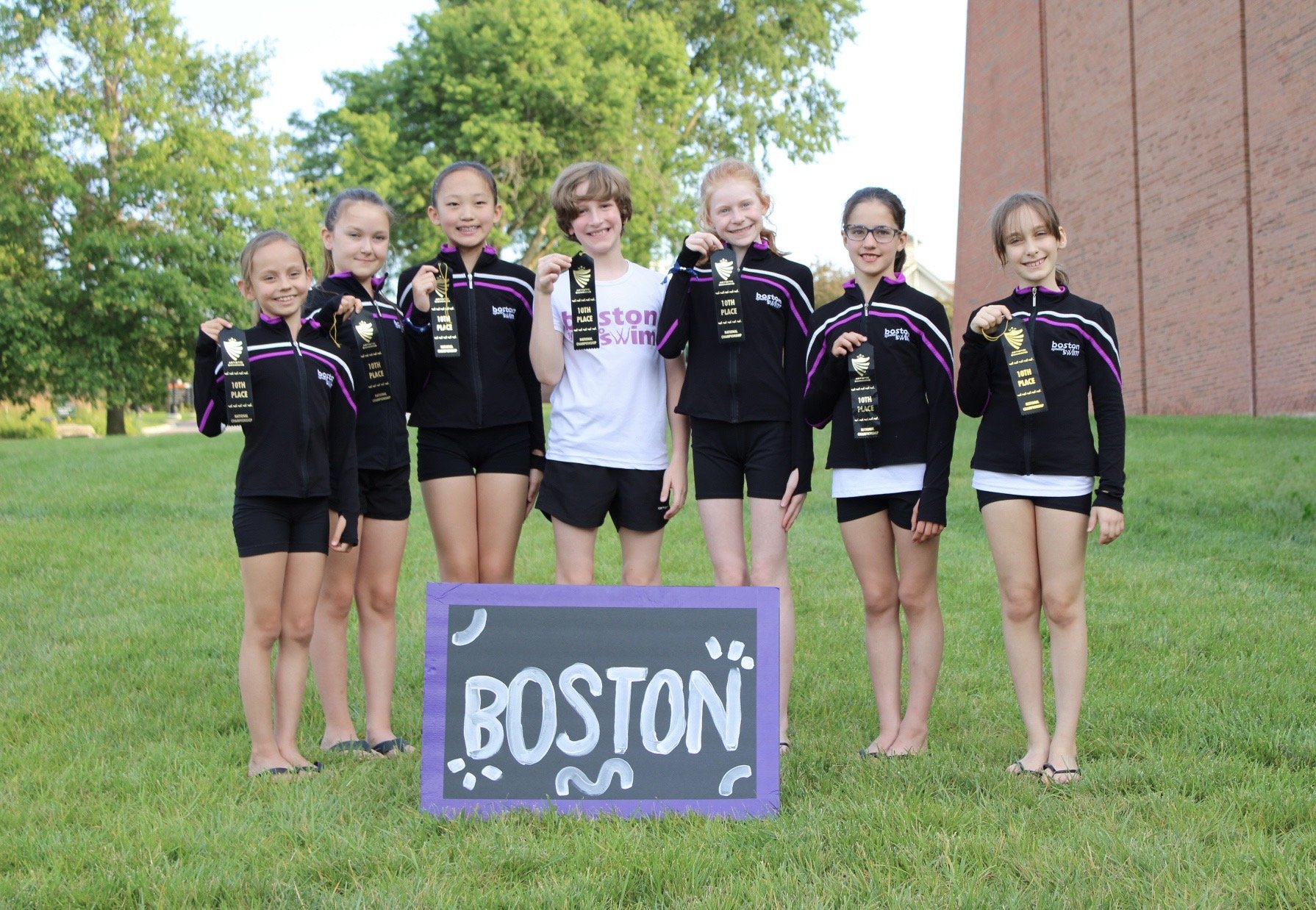 Boston Synchro Swim athletes