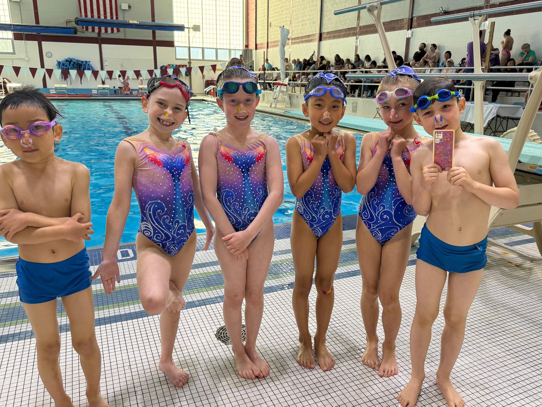 Boston Synchro Swim athletes