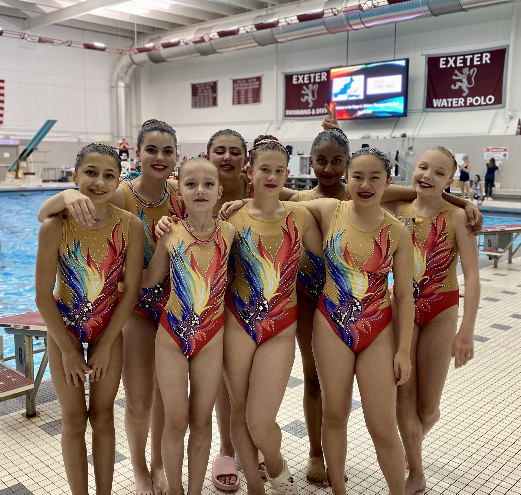 Boston Synchro Swim athletes