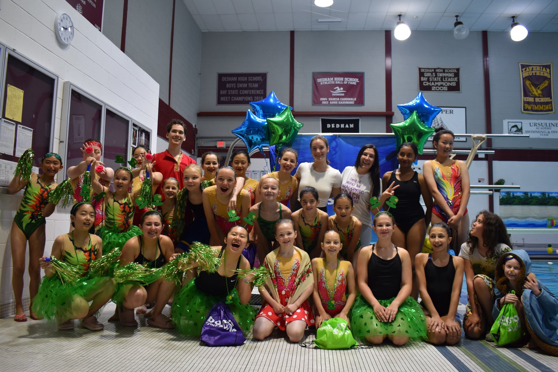 Boston Synchro Swim athletes